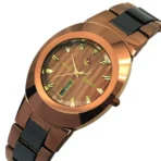 Premium Quality Rado Ceramic Quartz Watch-Rose Gold Black 1014