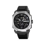 SKMEI 2272 Silicon Strap Sports Analog Digital Watch-Silver