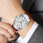 SKMEI 9390 Men’s Watch- Silver and White - Image 3