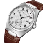 SKMEI 9390 Men’s Watch- Silver and White - Image 2