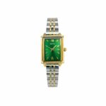 Oliya 860 Elegent Ladies Watch Red Dial-Golden Silver and Green