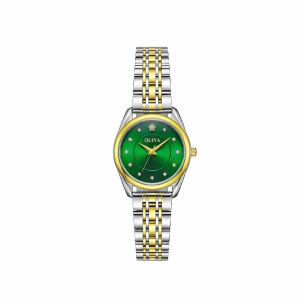 Oliya 866 Women’s Watch-Golden and Green