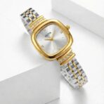 Oliya 856 Woman Watch-Golden Silver and White - Image 2