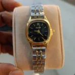 Oliya 925 Watch  For Woman-Golden Silver and Black