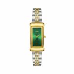 Oliya 928 Ladies Watch-Golden Silver and Green