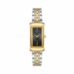 Oliya 928 Ladies Watch-Golden Silver and Black