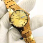 Premium Quality Rado Ceramic Quartz Watch-Full Golden 1011 - Image 2