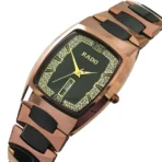 Premium Quality Rado Ceramic Quartz Watch-Rose Gold Black 1013