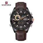 Naviforce 9262 Watch for Men - Coffee - Image 3