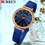 Curren 9081 Watch For Woman - Blue Rose