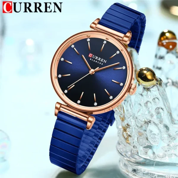 Curren 9081 Watch For Woman - Blue Rose