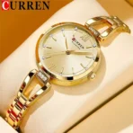 CURREN 9092 Women Watch - Golden Color - Image 4