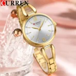 CURREN 9092 Women Watch - Golden White