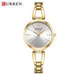 CURREN 9092 Women Watch - Golden White - Image 4