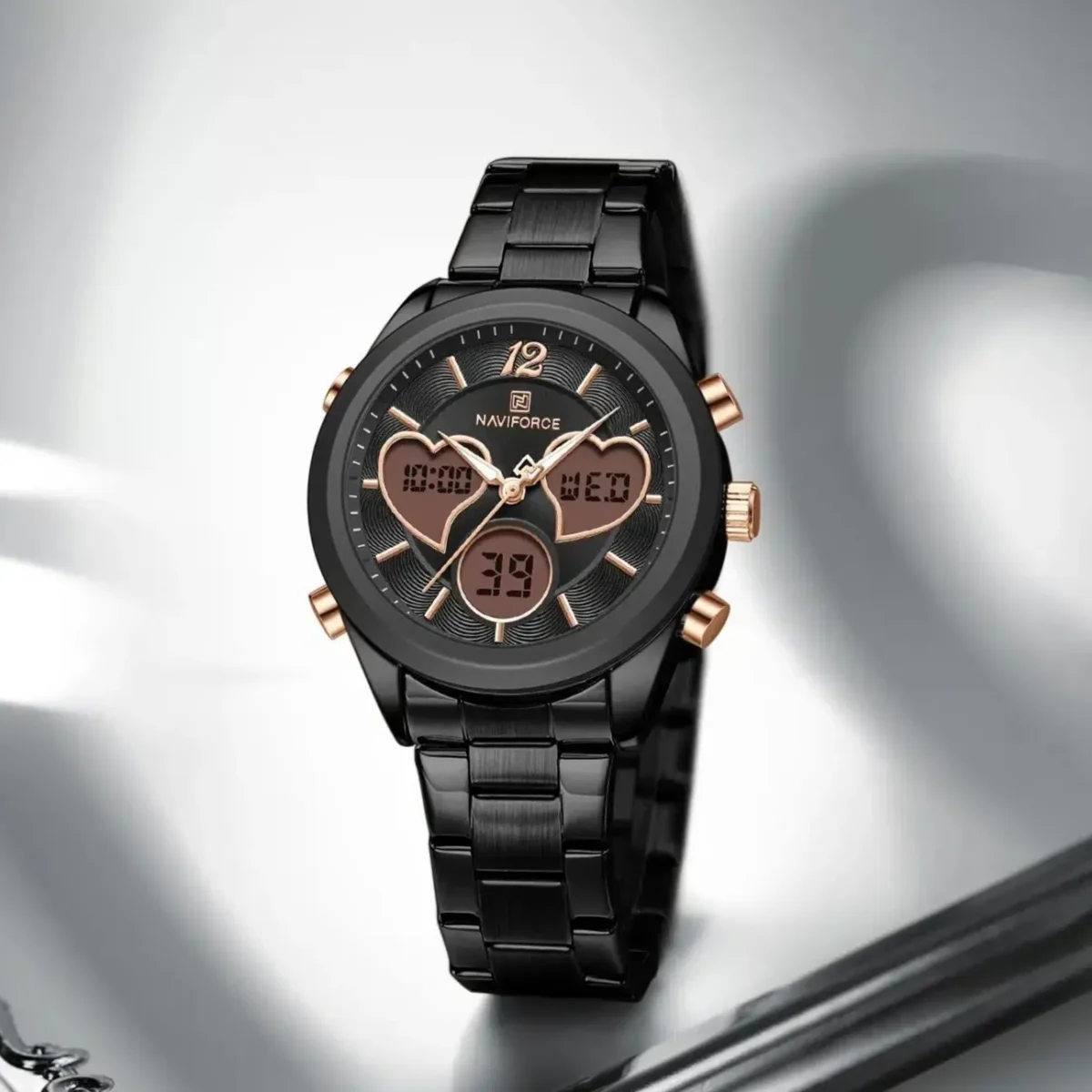 Naviforce 5045 Watch For Women - Black - Image 2