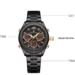 Naviforce 5045 Watch For Women - Black - Image 4