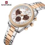 Naviforce 5045 Watch For Women - Rose Gold and White - Image 2