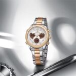 Naviforce 5045 Watch For Women - Rose Gold and White