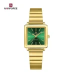 Naviforce 5048 Watch For Women-Golden and Green - Image 4