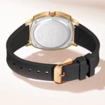 Naviforce 6111 Silicon Belt Watch For Women -Black - Image 3