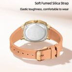 Naviforce 6111 Silicon Belt Watch For Women -Rose - Image 3