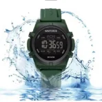 Naviforce 7127 Silicon Belt Watch For Men- Green - Image 4