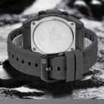 Naviforce 7127 Silicon Belt Watch For Men- Gray - Image 3