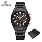 Naviforce 8081 Watch  For Men -Black Rose - Image 2