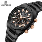 Naviforce 8081 Watch  For Men -Black Rose