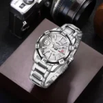 Naviforce 9117 Watch For Men - White