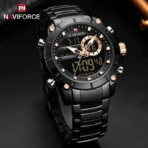 Naviforce 9163 Watch For Men - Full Black