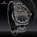 Naviforce 9213 Watch For Men - Black - Image 2