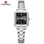 Naviforce 9252 Watch For Woman-Silver and Black