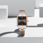 Naviforce 9252 Watch For Man-Rose Silver and Black - Image 2