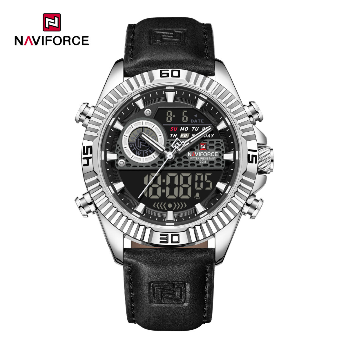 Naviforce 9262 Watch for Men - Black - Image 2