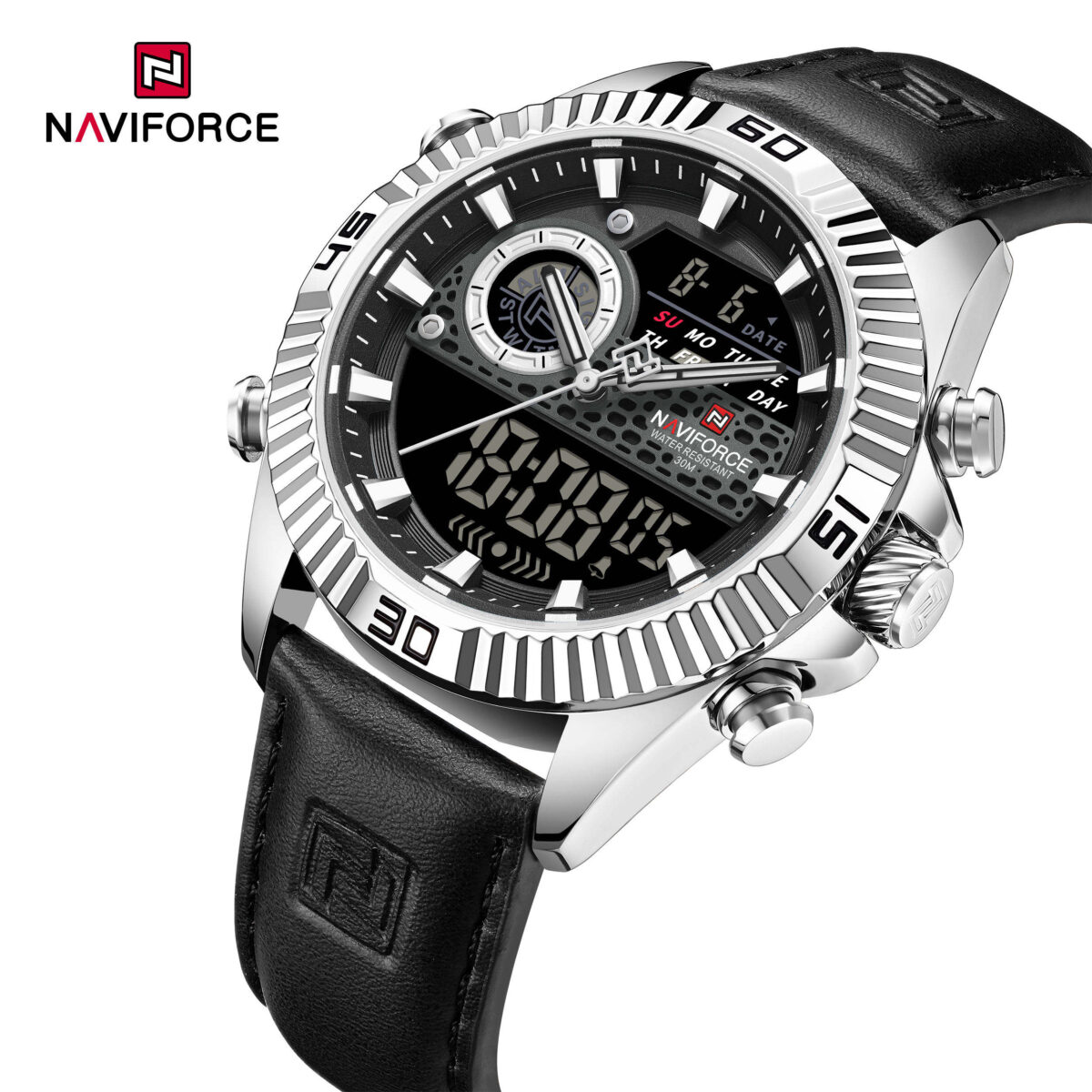 Naviforce 9262 Watch for Men - Black - Image 3