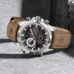 Naviforce 9262 Watch for Men -Brown Gray - Image 2