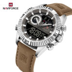 Naviforce 9262 Watch for Men -Brown Gray - Image 4