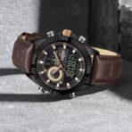 Naviforce 9262 Watch for Men - Coffee - Image 2