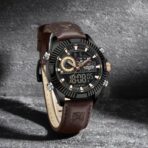Naviforce 9262 Watch for Men - Coffee