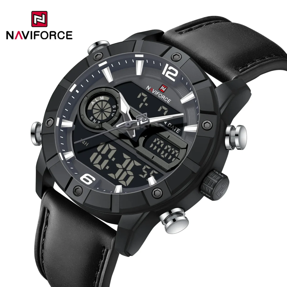 Naviforce 9263 - Black Gray - Image 2