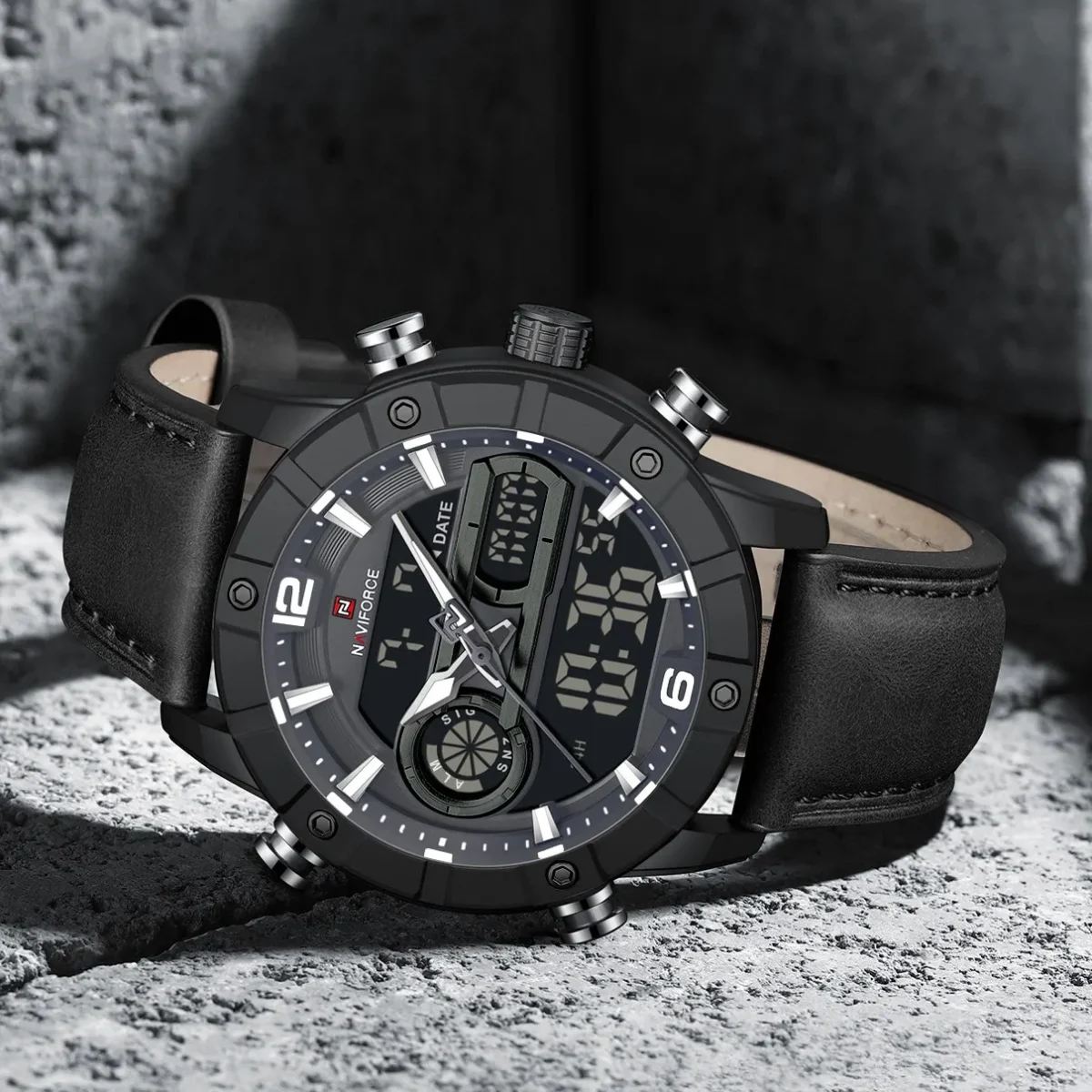 Naviforce 9263 - Black Gray - Image 3