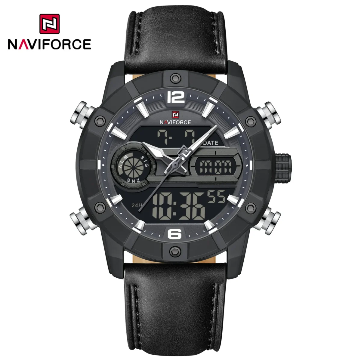 Naviforce 9263 - Black Gray - Image 4