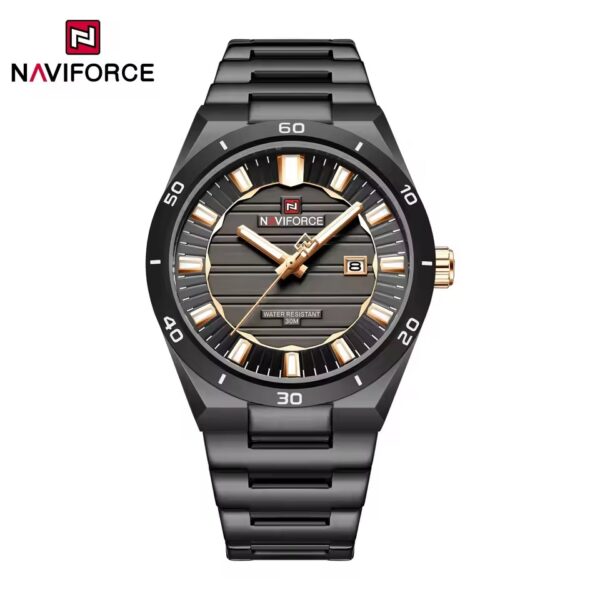 Naviforce 9268 Watch For Men - Black Rose