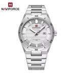 Naviforce 9268 Watch For Men - Silver - Image 2