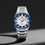 Naviforce 9268 Watch For Men - Silver Blue