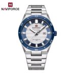 Naviforce 9268 Watch For Men - Silver Blue - Image 2