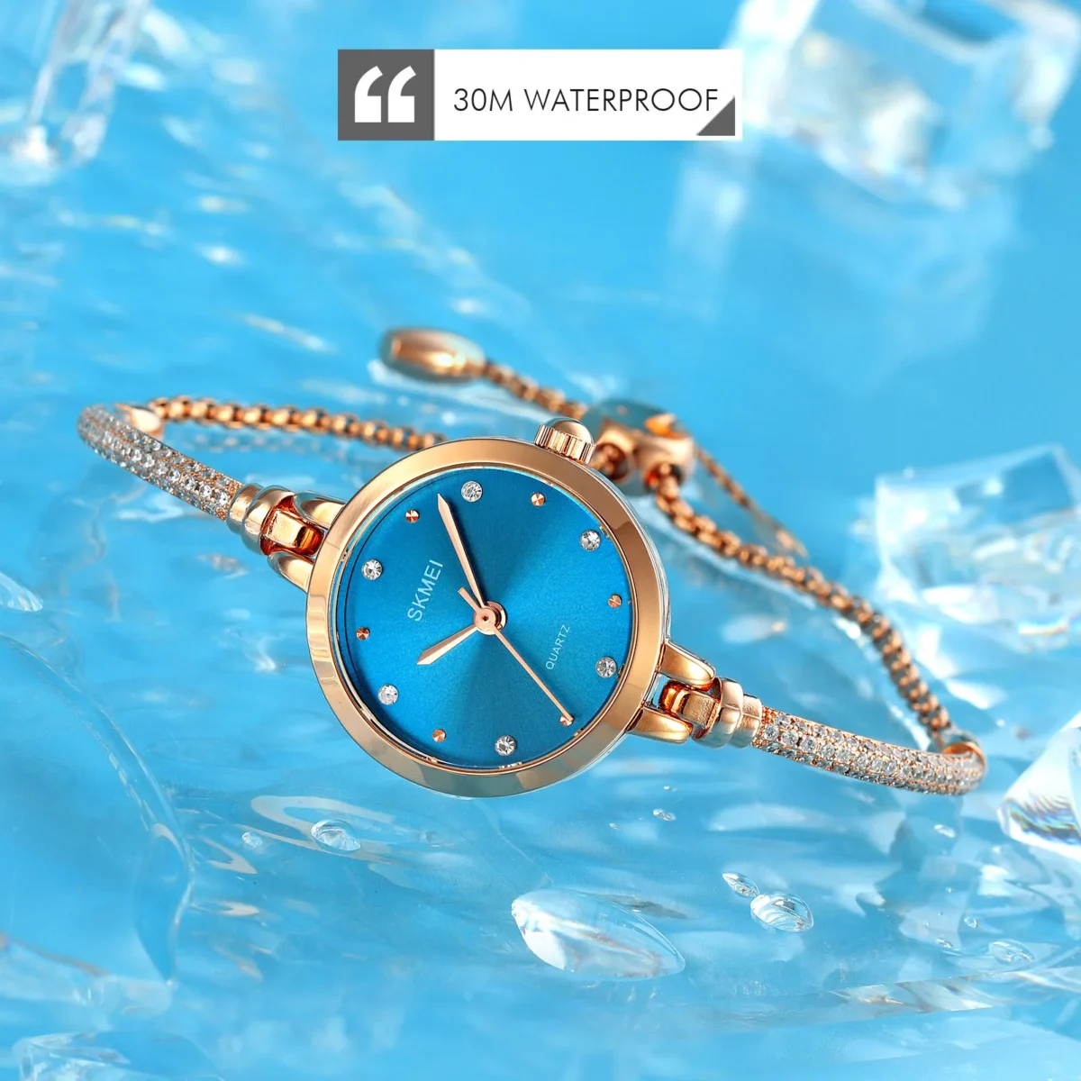 Skmei 1805 Watch  For Woman- Blue - Image 3