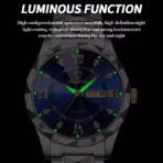 Binbond 2521 Watch For Men-Full Golden - Image 3